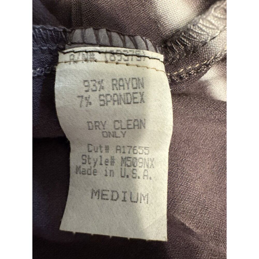 SKY Brand Maxi Dress M Soft Brown Tie Dye Braid Trim Stretch Long NEW - Picture 10 of 13